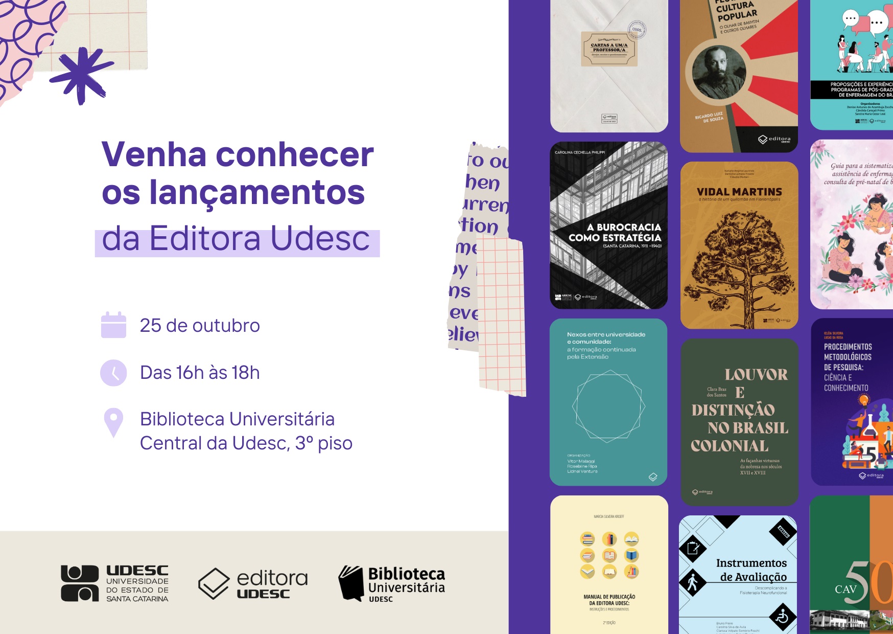 Editora Udesc lança 18 livros com sessão de autógrafos nesta quarta, em Florianópolis 1
