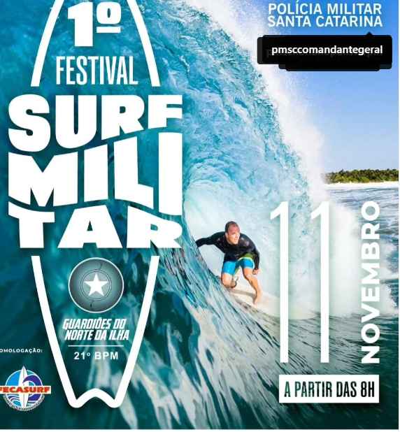 Festival de Surf Militar acontece dia 11 de novembro 1