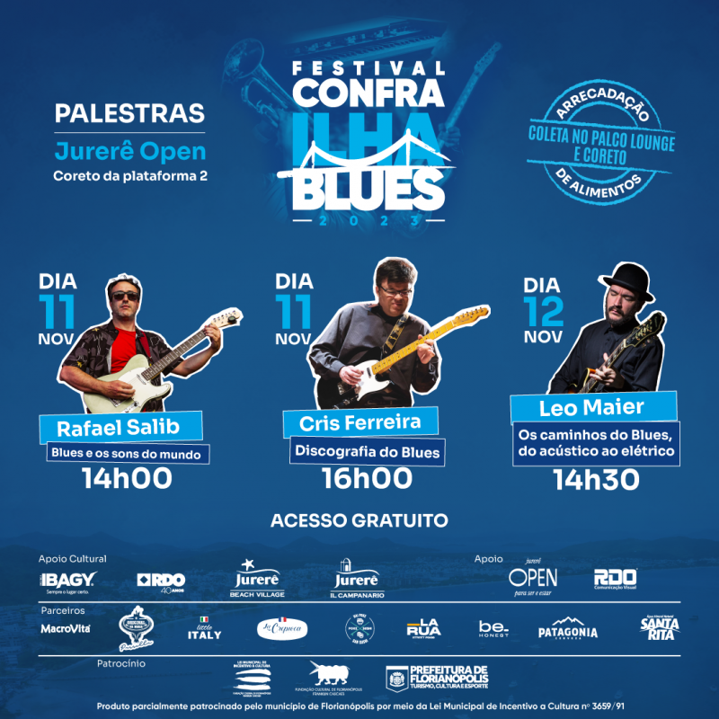 Festival Confrailha Blues traz shows nacionais e internacionais gratuitos 1