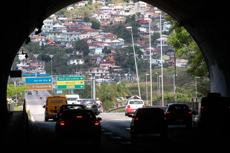 Túnel Antonieta de Barros será interditado até quarta-feira 1