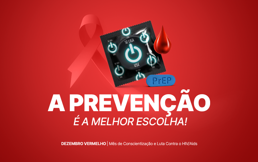 Dezembro vermelho: Saúde alerta para a importância da prevenção combinada para evitar a infecção pelo HIV 1
