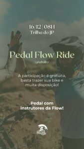 Flow Ride promove Pedal gratuito no dia 16 8
