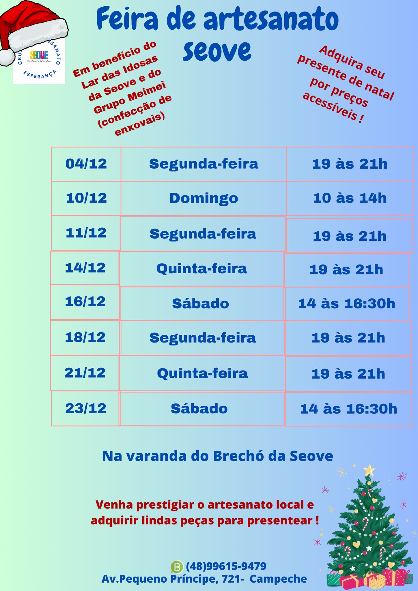 Dia 14 tem Feira do Artesanato 1