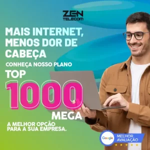 Internet de qualidade no sul de Florianópolis é com a Zen Telecon 13