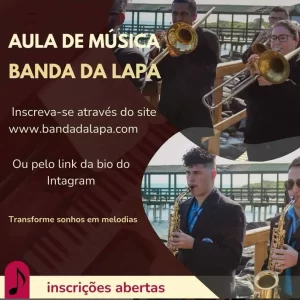 Leia mais sobre o artigo Banda da Lapa está com inscrições abertas para novos integrantes