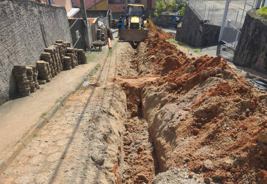 CASAN inicia segunda-feira dois novos trechos de obras no bairro Saco Grande 1