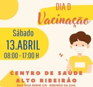 Centro de Saúde do Alto Ribeirão participa do Dia D de vacinação conta Influenza neste sábado 13 3