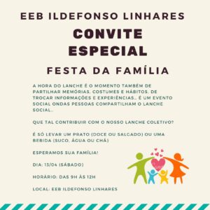 Leia mais sobre o artigo Escola Ildefonso Linhares promove a Festa da Família