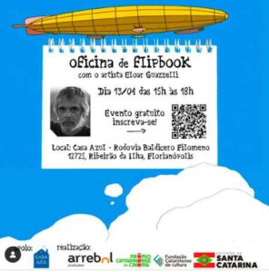 Ribeirão da Ilha terá oficina gratuita de Flip Book 13