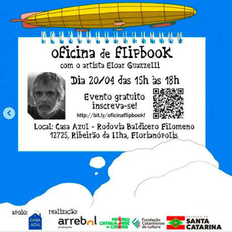 Ribeirão da Ilha terá oficina gratuita de Flip Book dia 20 1