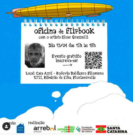 Ribeirão da Ilha terá oficina gratuita de Flip Book 1