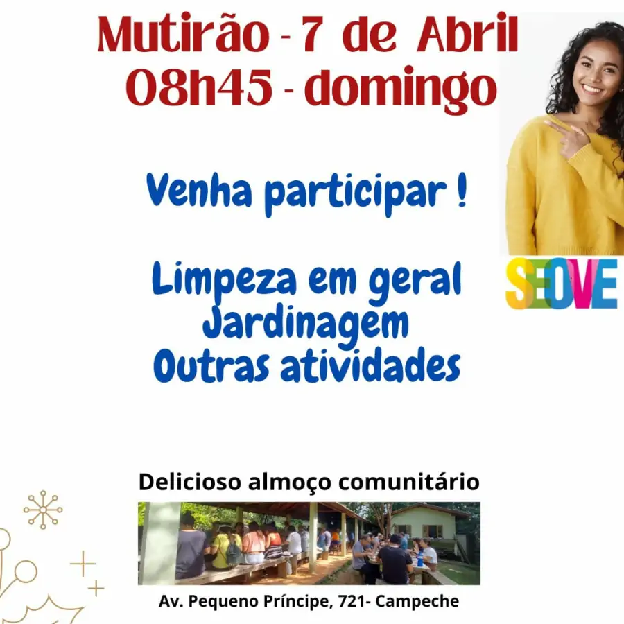 SEOVE realiza mutirão no dia 7 de abril 1