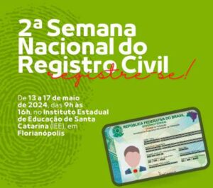 Começa a Semana Nacional do Registro Civil em Florianópolis 12