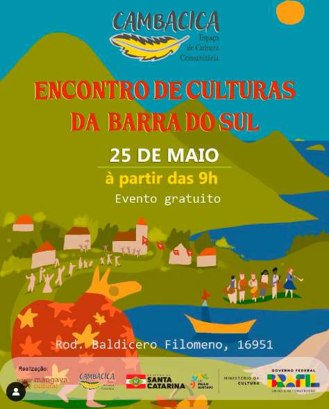 Encontro de Culturas da Barra do Sul acontece dia 25 maio 1