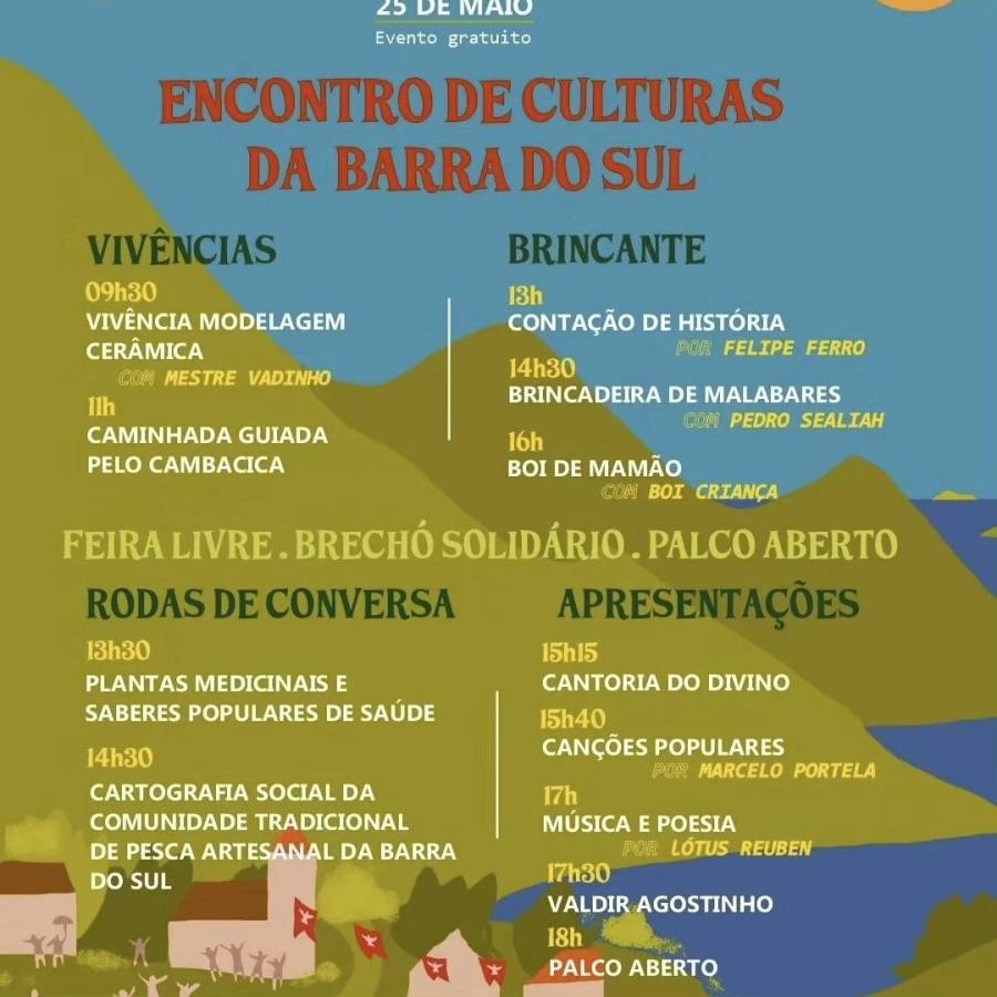 Encontro de Culturas será tem de encontro na Caieira da Barra do Sul 2