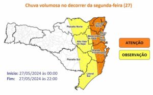 Leia mais sobre o artigo Formação de ciclone extratropical provoca chuva volumosa e temporais nesta segunda-feira