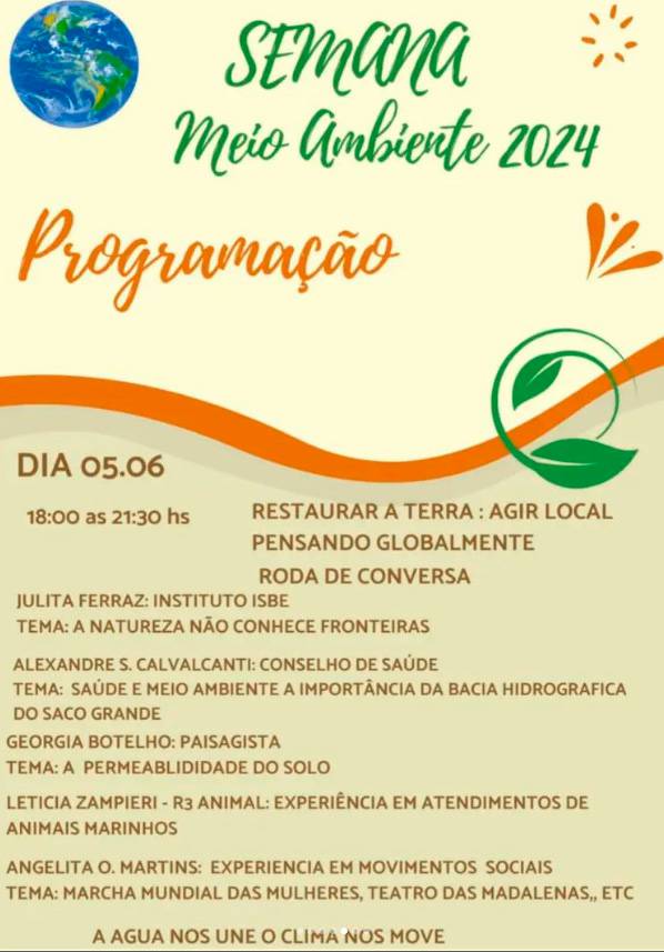 Semana do Meio Ambiente e Dia Mundial dos Oceanos terá programação especial em Florianópolis 5