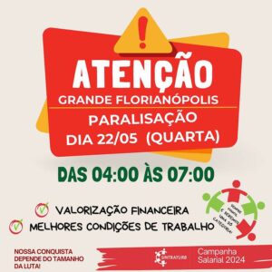 Leia mais sobre o artigo Sindicato anuncia paralisação dos ônibus em Florianópolis até as 7h da manhã