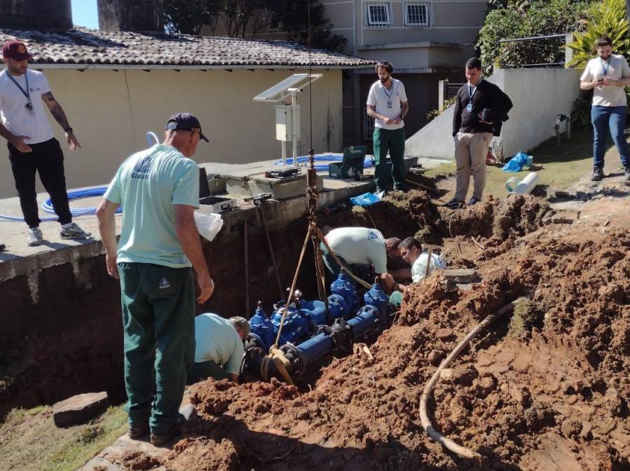 CASAN implanta nova válvula para combater perdas de água na Trindade 1