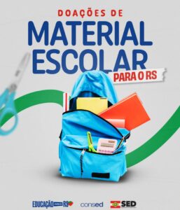 Leia mais sobre o artigo Santa Catarina participa de campanha nacional de arrecadação de material escolar para estudantes gaúchos