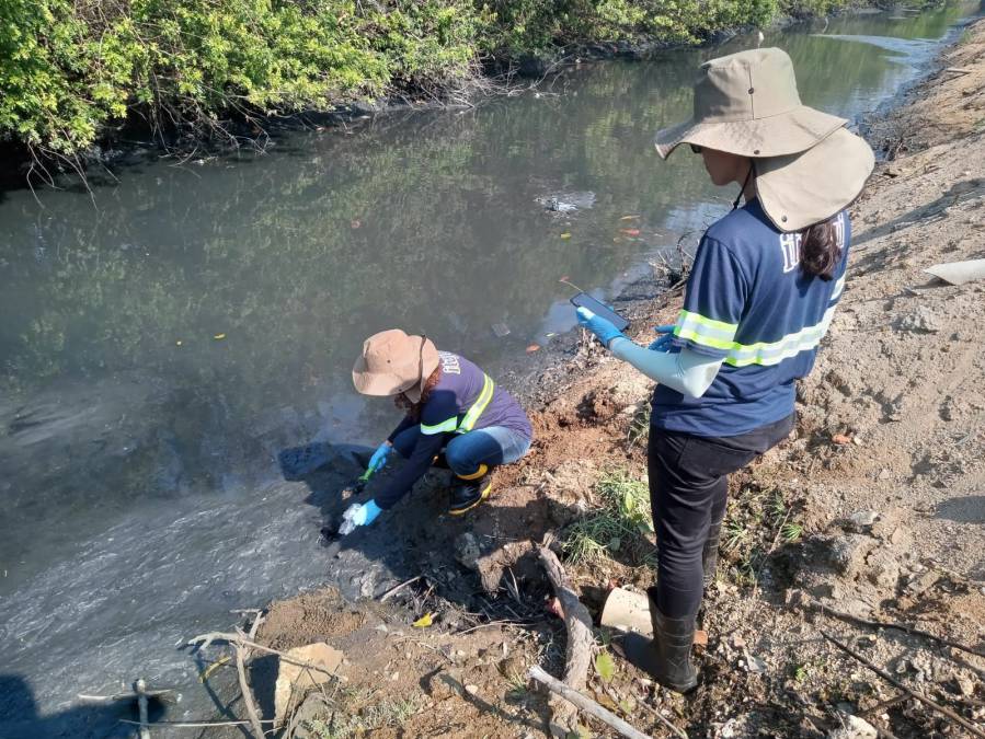 CASAN executa novas coletas para monitoramento ambiental da baía do Saco Grande e rios do Monte Verde 1