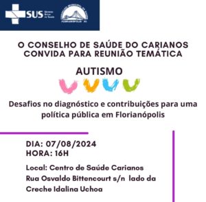 Leia mais sobre o artigo Conselho Local de Saúde do Carianos promove reunião temática sobre autismo