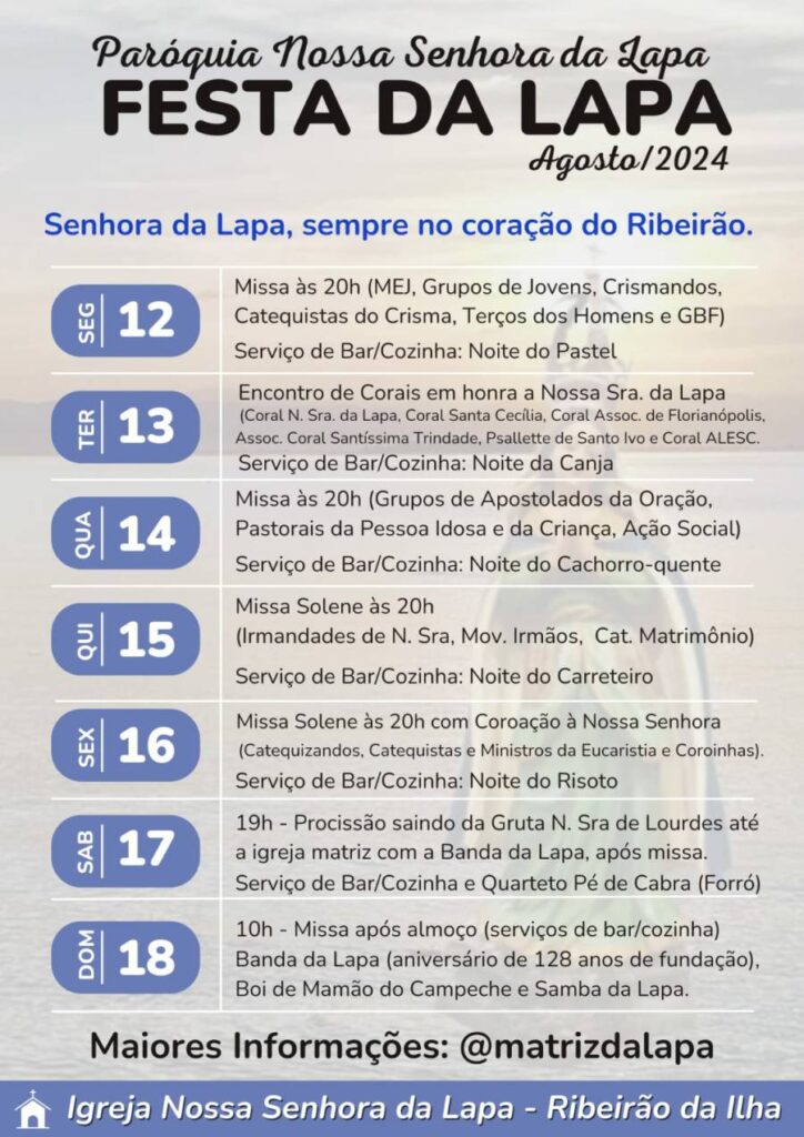 Domingo dia 18 tem Samba no Ribeirão da Ilha 2