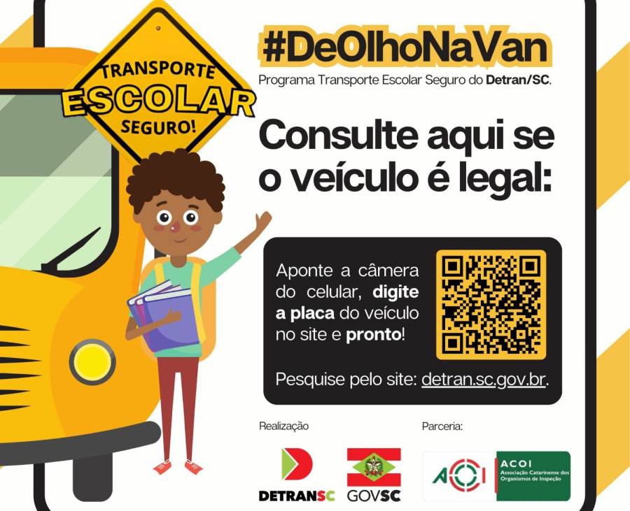 Estado e Detran lançam campanha nas redes sociais e nas escolas para incentivar o transporte escolar seguro 1