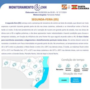 Leia mais sobre o artigo Frente fria provoca alterações nas temperaturas durante a semana