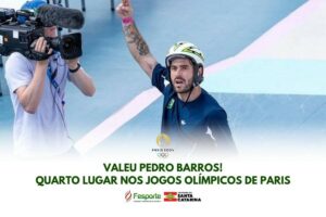 Leia mais sobre o artigo Pedro Barros é o quarto colocado no skate park masculino dos Jogos Olímpicos de Paris