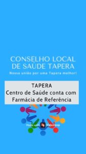 Leia mais sobre o artigo Conselho Local de Saúde celebra chegada da Farmácia de Referência no Centro de Saúde da Tapera