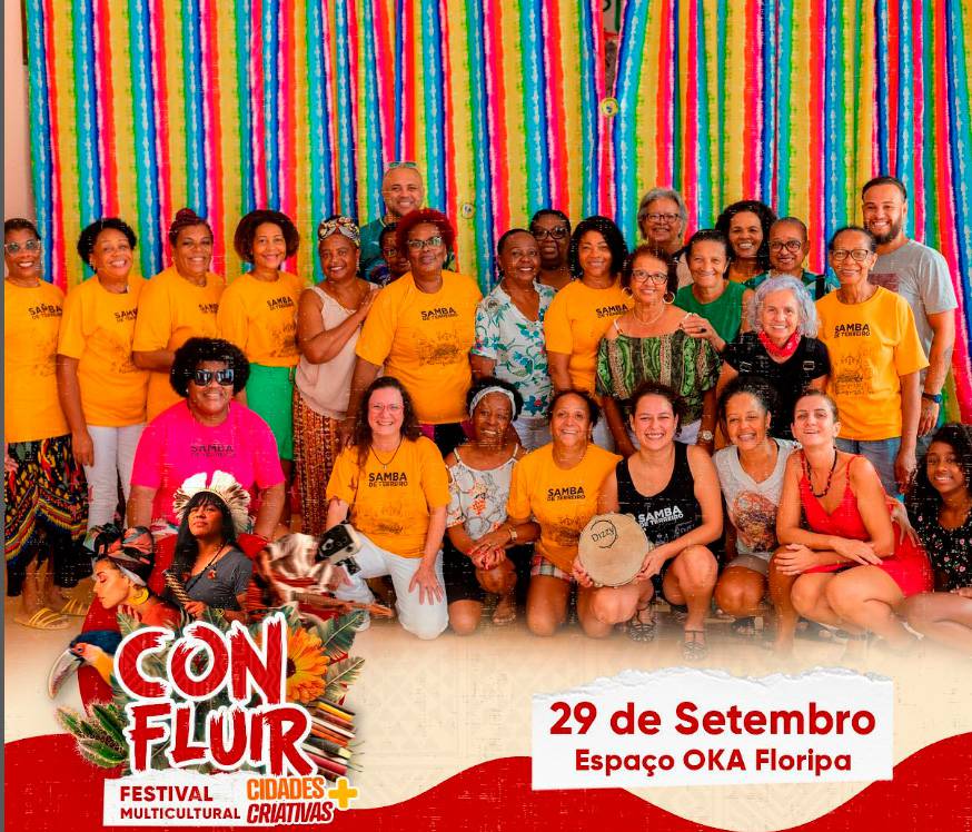 As Pastorinhas do Samba de Florianópolis se apresentam no OKA Floripa 1