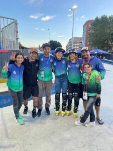 Leia mais sobre o artigo Atletas Brasileiras Brilham no World Skate Games Itália 2024 e Fisioterapeuta é do Campeche