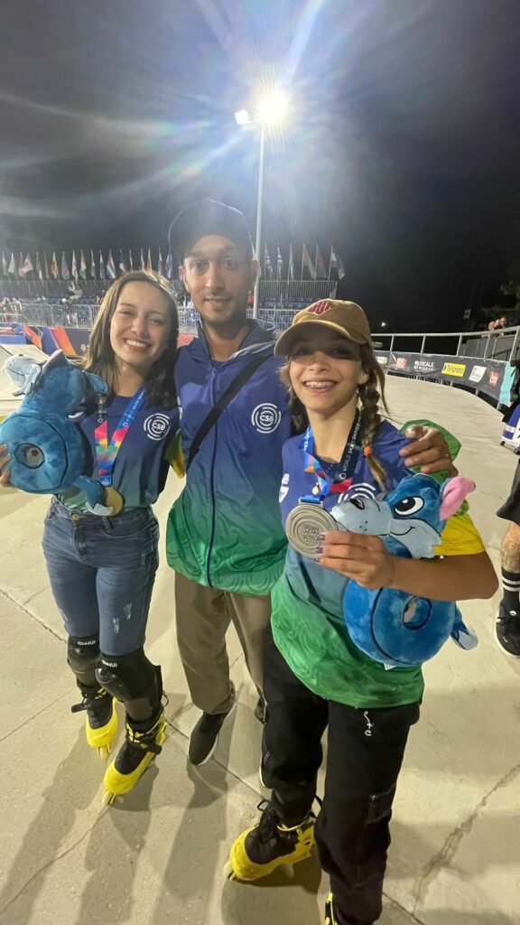 Atletas Brasileiras Brilham no World Skate Games Itália 2024 e Fisioterapeuta é do Campeche 3