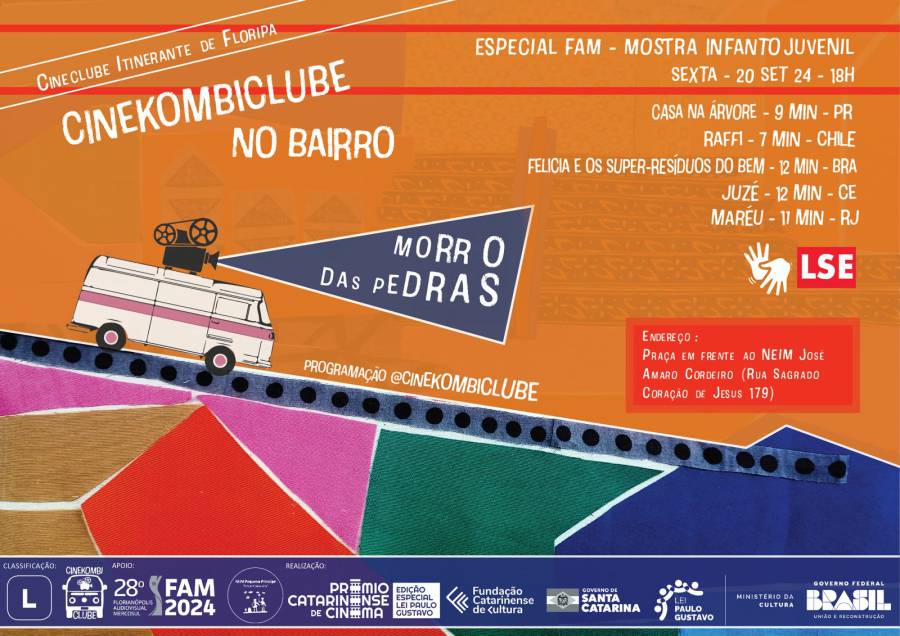 CINEKOMBICLUBE traz sessão especial ao Morro das Pedras com parceria do FAM 1