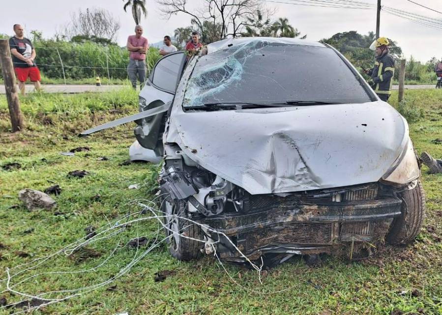 Condutor Morre em Capotamento na SC A405A 1