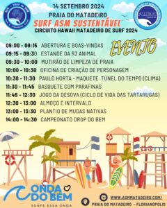 Leia mais sobre o artigo Evento ASM Matadeiro Surf 2024 celebra ondas sustentabilidade e integração com a comunidade