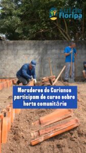 Leia mais sobre o artigo Moradores do Carianos participam de curso sobre horta comunitária