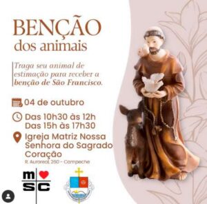 Leia mais sobre o artigo Paróquia do Campeche realiza Benção dos Animais no dia de São Francisco de Assis