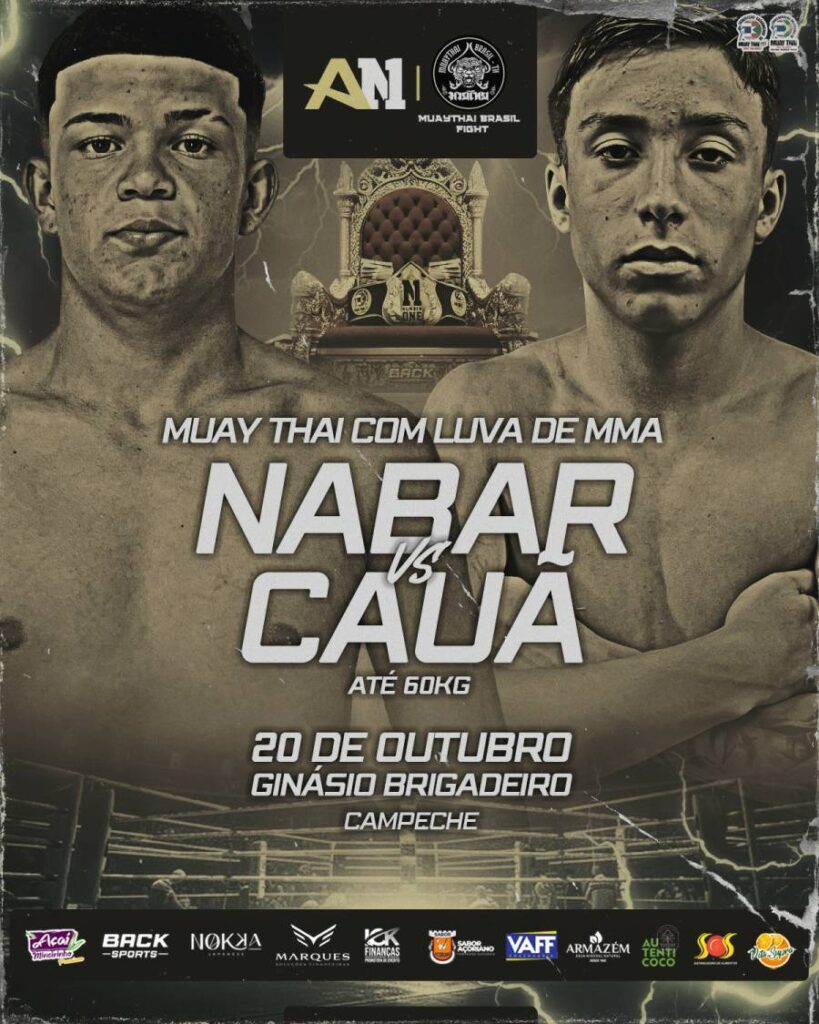 3ª Edição do MUAYTHAIBRASILFIGHT agita Campeche no dia 20 de outubro 2