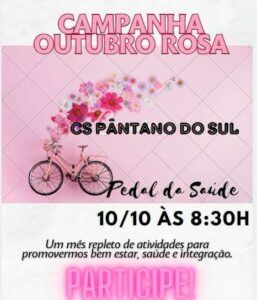 Leia mais sobre o artigo Centro de Saúde do Pântano do Sul promove Pedal da Saúde no Outubro Rosa