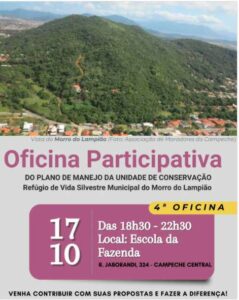 Leia mais sobre o artigo Construção do Plano de Manejo do Morro do Lampião Avança com quarta oficina participativa