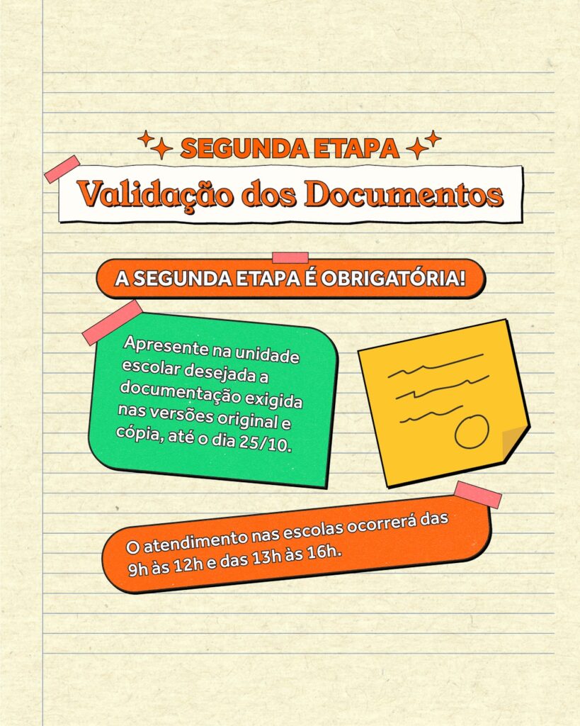 Fique ligado nas datas para matrículas no 1º Ano 4