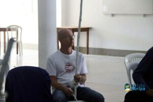 Oficina e vivência de Capoeira Angola com Mestre Gato Góes reúne dezenas de pessoas no Campeche 15