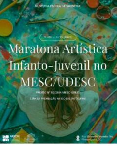 Maratona Artística Infantojuvenil do Mesc da Udesc tem inscrições até 30 de novembro 14