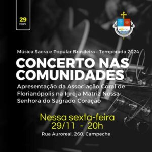 Música Sacra e Popular Brasileira encerra o ano com apresentação especial da Associação Coral de Florianópolis 14