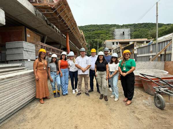 Primeiro canteiro de obras com compromisso Lixo Zero de Santa Catarina recebe visita de instituto nacional 2