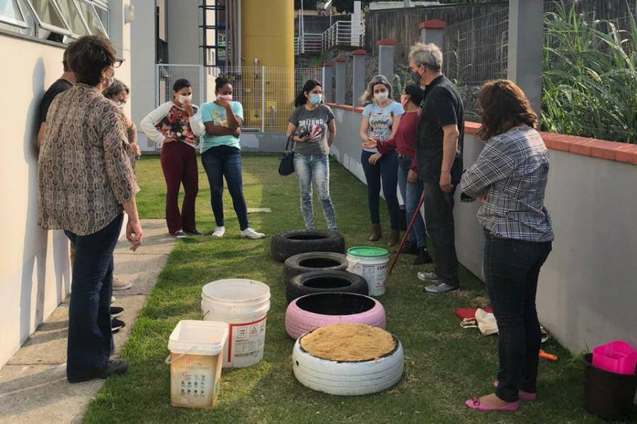 Programa da Udesc para redução de resíduos orgânicos é destaque em São José 1