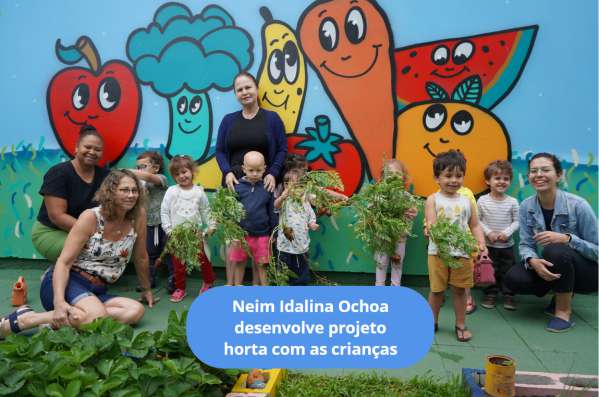 Projeto de Horta Estimula Hábitos Saudáveis em Creche do Carianos 1