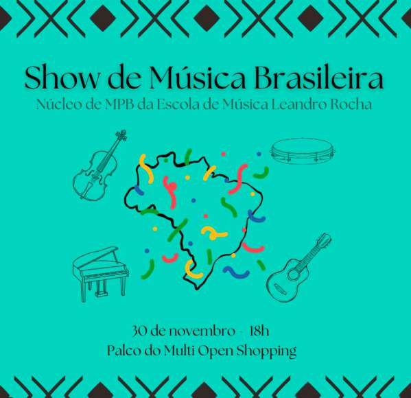 Show da música brasileira promete emoção e talento no Multi Open 1